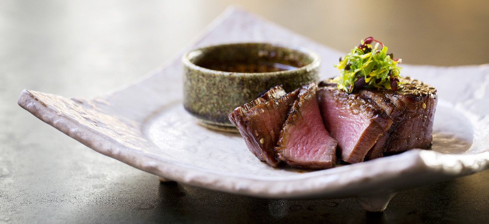 A signature dish at ROKA Canary Wharf